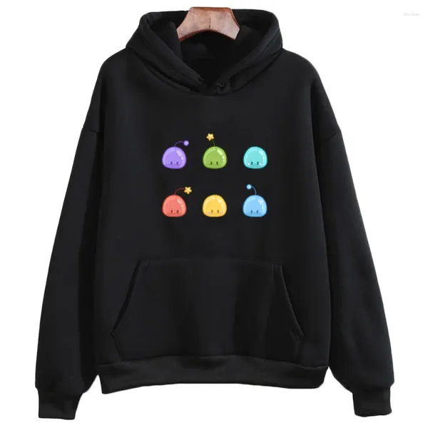 Sweats à capuche pour femmes Stardew Valley Slime Print Vêtements mignon/kawaii graphique femme/homme automne sweat-shirts à manches longues pulls en polaire doux