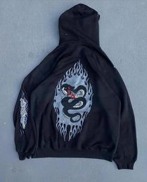 Dames hoodies streetwear jnco hoodie y2k hiphop slang grafisch zwart oversized sweatshirt heren dames pullover kleren