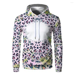 Sweats à capuche pour femmes Sublimation Mode Multi-Color Spot Print Pull Jumper Transfert de chaleur Vierge pour un motif de conception personnalisé Sweat à capuche en polyester