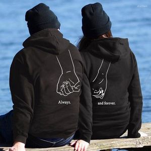 Sugarbaby – sweat à capuche pour femmes et hommes, sweat-shirt pour Couples amoureux, pulls décontractés, cadeau main dans toujours, livraison directe