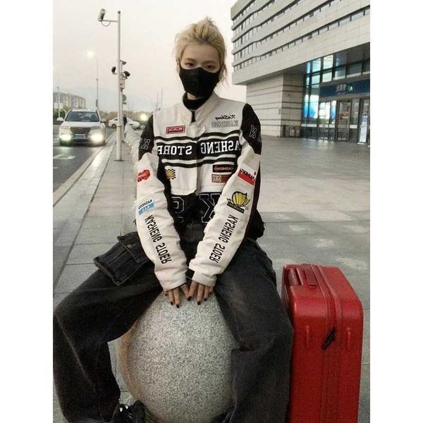 Sweats à capuche pour femmes Sweatshirts 2022 Summer Bomber Veste grande taille pour femme Manteau coréen Trench à manches longues pour femme Veste de moto détachable coréenne T230217