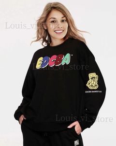 Hoodies voor dames sweatshirts Abcde Sports Dancing Quick Dry T-shirt met lange mouwen vrouwen en mannen T0502 T240222