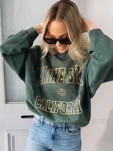 Sweats à capuche pour femmes Sweatshirts graphiques esthétiques pour femmes automne hiver vêtements 2023 coton mode pulls hauts sweat à capuche femme T240222