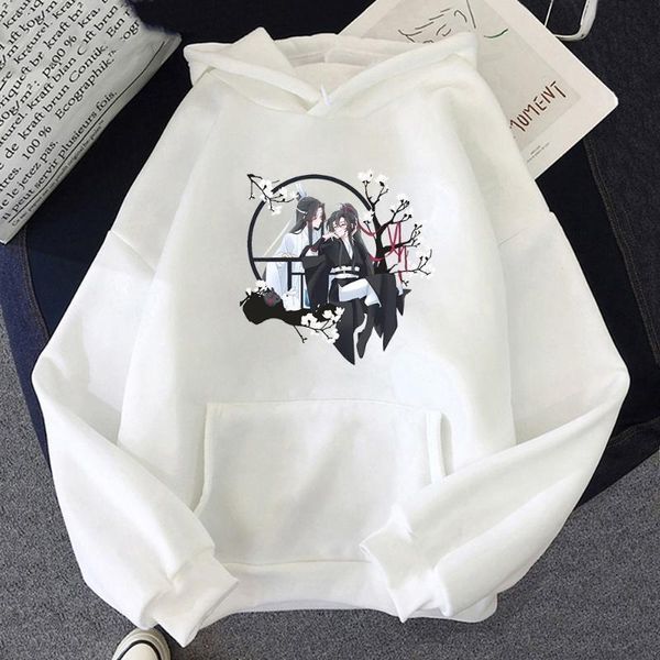 Sudaderas con capucha para mujer, sudaderas con capucha de Anime Mo Dao Zu Shi, ropa de calle para mujer, The Untamed Lan WangJi Wei Wu Xian, estampado Harajuku, sudadera