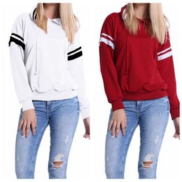 Dames Hoodies Sweatshirts Herfst Patchwork Dames 2023 Casual Trui Met Lange Mouwen Capuchon Top Plus Size Los Sweatshirt