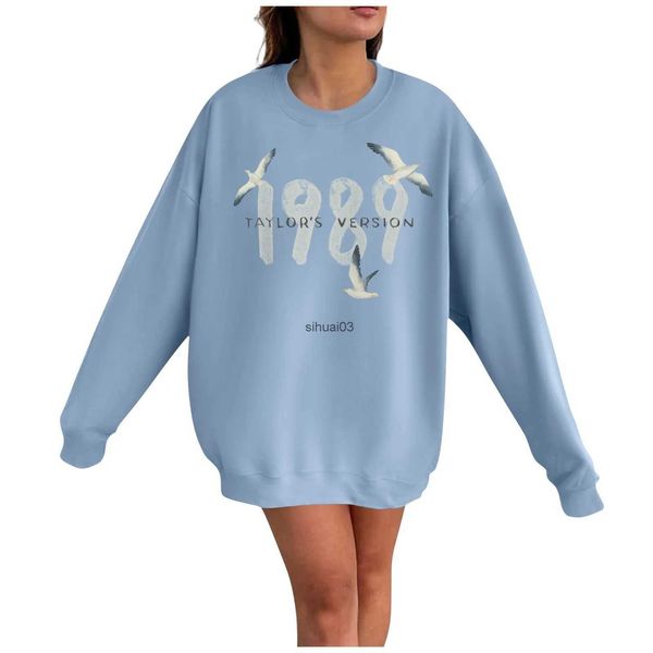 Sweats à capuche pour femmes Sweatshirts Automne Hiver Sweat à capuche Femmes Taylor The Eras Tour Garçons Filles Sweatshirts Minuit Album Swift Imprimer À Capuche Hommes PullL2403