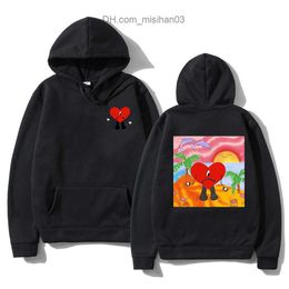 Dames Hoodies Sweatshirts Bad Bunny Hoodie Koreaanse Kleding Casual Pullover Harajuku Sweatshirt Mannen/Vrouwen Hoodie Hip Hop Hoodie Grappig Sweatshirt Z230707