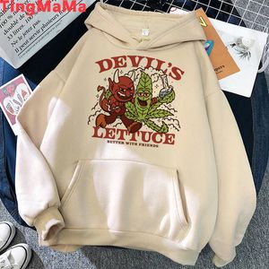 Dames hoodies sweatshirts bong onkruid hoodies mannen geprint anime oversized mannelijke sweatshirts hoddies streetwear 230313