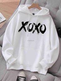 Sweats à capuche féminine Sweatshirts City of Angels Creative Letter LETTRE IMPRIMÉ HOODY HARAJUKU LOBE SPEATHIRT LOBE FOLIME FOOD SHOODIE AUTOMNE POCKEUX UNISEX Vêtements 240413