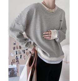 Women's Hoodies Sweatshirts Design Sense nep twope -siped trui dames 220823