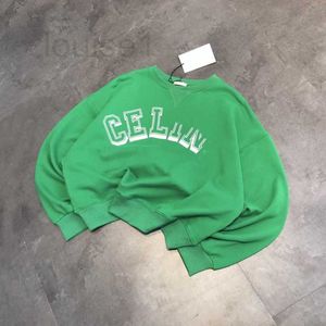 Dames hoodies sweatshirts designer merk CEL geplukt letter trui voor mannen en vrouwen Koreaanse editie losse lus katoenen trui gebreid groot gewicht G3P4