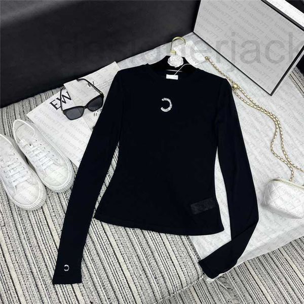 Sweats à capuche pour femmes Sweats Designer Coton Femmes Pulls Tops Vêtements Avec Lettre Paillettes Mince Filles Haut De Gamme Marque De Luxe Maille Tee Shirts Blouse ANOG