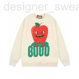 Women's Hoodies Sweatshirts Designer De juiste versie van de geverifieerde 2022 herfst- en wintertrui fruit radijspatroon serie is hetzelfde voor mannen dames dere