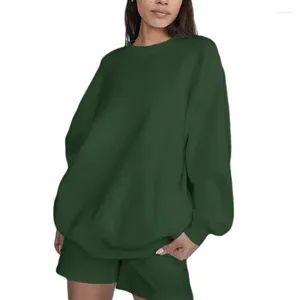 Sudaderas con capucha para mujer, sudaderas informales de manga larga con cuello vuelto, jerséis de gran tamaño, camisas holgadas con cordón, Túnica