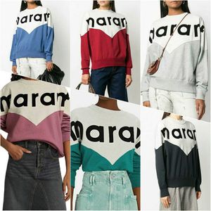 Sweats à capuche pour femmes Sweatshirts Isabel Marant Pull en coton Pull Designer Mode Alphabet Flocage Casual Lâche