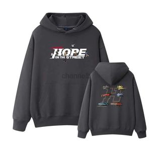 Sweats à capuche pour femmes Kpop Youth J-hop Zheng Hao Xi Hope OnThestreet Pullover Khaki Hooded Top Coat Femmes Man Tian Guozheng Reflective Grey Y2K Sweat à capuche 240413