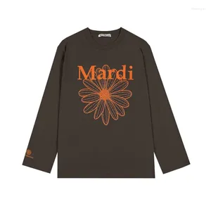 Sweats à capuche pour femmes Sweats à capuche pour hommes Mardi Mercredi Daisy Letter Print Manches longues Décontracté Début de l'automne Mode coréenne Iu Même style Tee