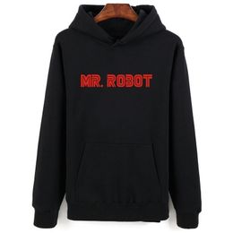 Sweats à capuche pour femmes Sweatshirts Mr Robot Mode Rétro Lettre Imprimer Hommes Femmes Harajuku Tendance Automne Mâle Pulls 220928