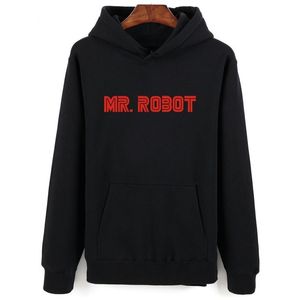Sudaderas con capucha para mujer Mr Robot moda Retro estampado de letras hombres mujeres Harajuku tendencia otoño suéteres masculinos 220928