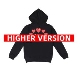 Sweats à capuche pour femmes Sweatshirts Play Commes Jumpers Des Garcons Letter Pullover Red Heart Hoodie Commes Hoodie Garcons Hoodie Eyes Red Heart Hoodie 2948