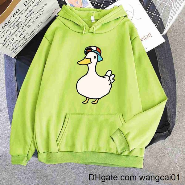 Sweats à capuche pour femmes Sweatshirts Subaru's Dancing Duck Hoodies Hololive Sweatshirts Femmes Long Seve Oversized Crewneck Streetwear Casual Y2k Vêtements Sudaderas 0407H23