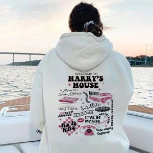 Sudaderas con capucha para mujer Sudaderas Bienvenido a Harry s House Sudadera con capucha HS Love on Tour Sudadera con capucha Mujer Y2K Jersey estético TPWK Kawaii 230728