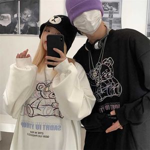 Dames Hoodies Sweatshirts Vrouw sweatshirt kleding voor tieners jas tees drop plus size top vrouwelijke gothic Koreaanse harajuku kpop esthetische kleding 220926