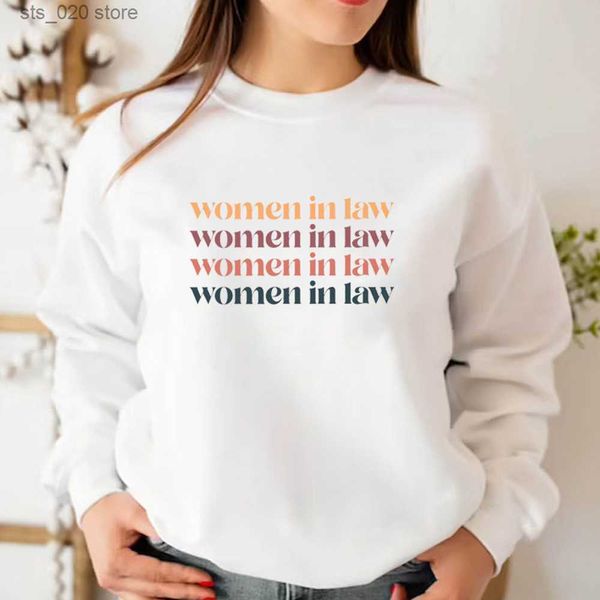 Sudaderas con capucha de las mujeres Sudaderas Mujeres en la ley Abogado Sudadera Abogado Graduación Regalo Mujer Abogada Sudadera Escuela de derecho Sudaderas con capucha Cute Law dent Shirt Top T230727