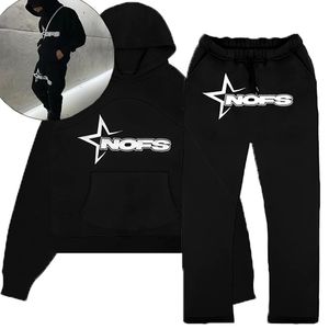 Sweats à capuche pour femmes Sweatshirts Femmes Nofs Lettre Imprimé À Capuche Dames Tout Match À Manches Longues Hauts Pullover Y2K Gothique Costume De Sport Porter Des Vêtements 231124