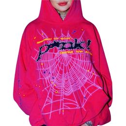 Dames Hoodies Sweatshirts y2k Hoodie Grafische Spider Letter Print Lange mouw Capuchon Tops met zak Jaren 2000 Sweatshirt Grunge Kleding Streetwear 230731