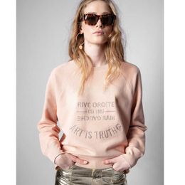 Yiciya Hoodie Nieuw Sweatshirt Dames Zv Merk Frankrijk Letter Designer Mode Street chic Truien Femme Casual Trui Luxe Tops