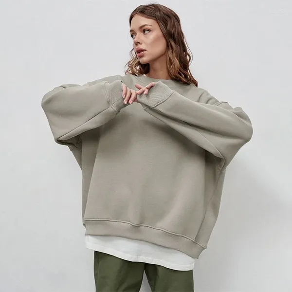 Sudaderas con capucha para mujer, camisa gruesa y cálida de algodón con capucha, ropa de calle de manga larga para mujer, sudaderas para mujer, jerséis de otoño e invierno