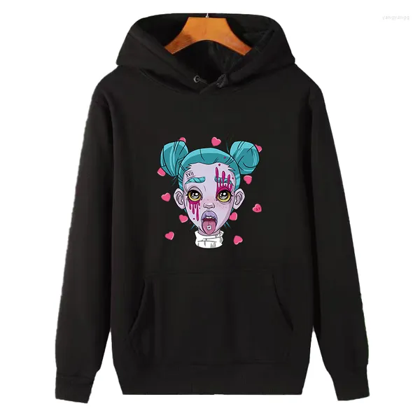 Sudaderas con capucha de mujer Trippy Sexy mujer sueño lúcido sudaderas con capucha invierno suéter grueso Sudadera con capucha ropa de lana de algodón