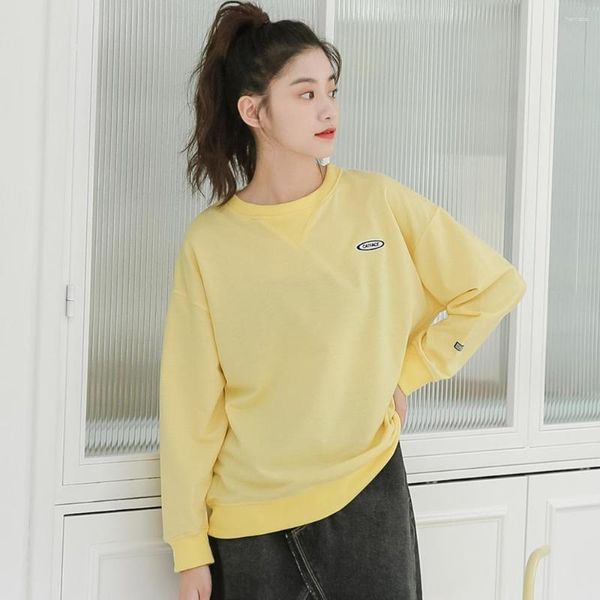 Sweat à capuche femme Ulzzang Harajuku sweat à capuche femme haut automne 2023 hiver vêtements coréens mode Vintage lettre amis sweat à manches longues