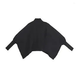 VANOVICH – sweat-shirt à capuche pour femmes, manches chauve-souris, Design irrégulier, ample, printemps et automne, européen et américain, 2024