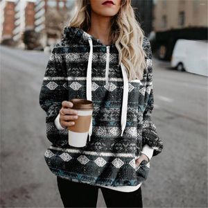 Dames hoodies wijn colo lederen jas mode sweatshirt voor vrouwen casual fuzzy zip omhoog lange mouwen losse pullover trekstring capuchoned