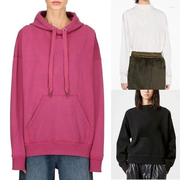 Sweats à capuche pour femmes avec logo femmes pull de mode automne hiver revêtement de pile imprimé pull à capuche décontracté demi-col roulé vêtements