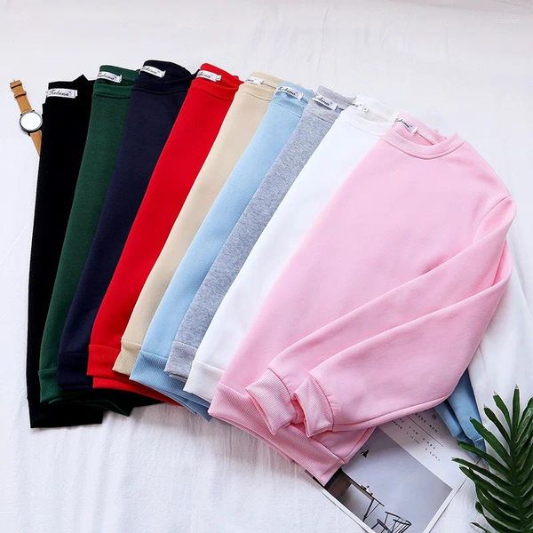 Sudaderas con capucha para mujeres suéter de mujer otoño/invierno o cuello color sólido manga largaé de manga larga de la manga suelta de la venta del abrigo zbb8000