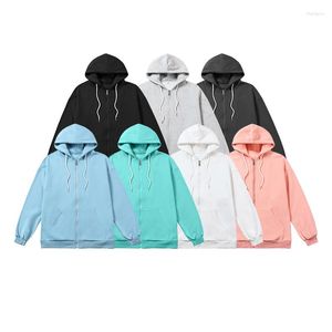 Sweats à capuche pour femmes femmes 2023 automne sweats à capuche fermeture éclair lâche basique décontracté coton à manches longues dames hauts vêtements femmes pulls