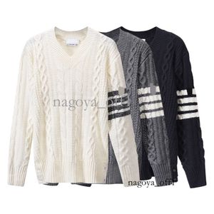 Sweat à capuche en laine pour hommes et femmes, pull unisexe, col en v, coréen, chemise tricotée décontractée, 427