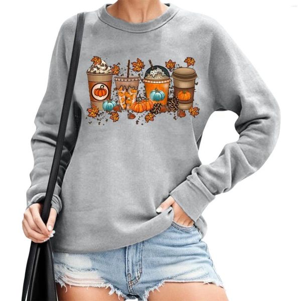 Sweat à capuche pour femmes, sweat-shirt d'halloween, survêtement imprimé de dessin animé graphique Kawaii, vêtements de sport, pulls amples à col ras du cou