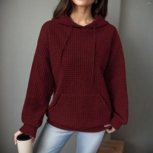 Sudaderas con capucha para mujer, Sudadera con capucha para mujer, Jersey holgado, Sudadera con capucha y bolsillo con cordón empalmado de manga larga, chaqueta polar con cremallera para mujer