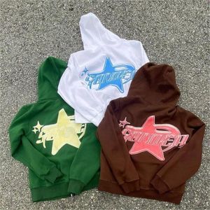 Sweats à capuche pour femmes Y2k Hommes Print Impression Femmes Hip Hop Pullover à manches longues M manteaux de veste d'automne Hiver Harajuku Sweat-shirt lâche décontracté