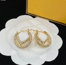 Dames S Hoop Earrings Designer oorbellen Luxury Brand Letter Design FS Fashion Party With Valentine S Day Gifts