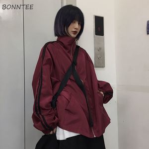 Veste femme BF Style Chic Harajuku résistant au soleil loisirs printemps couple veste fermeture éclair haute rue tout match adolescents vêtements d'extérieur 230302