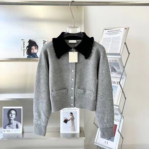 Chaqueta para mujeres, deportes de moda y chaqueta casual, chaqueta de punto suelto, chaqueta de contraste de color mosaico para mujeres, chaqueta de traje de lana de moda