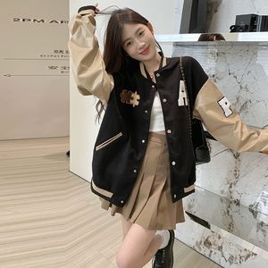 Jackets Jackets Autumn Winter Bomber Y2K kledingjack van damesjack