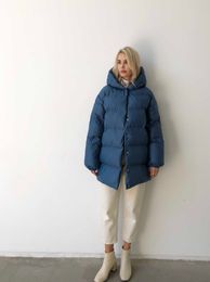 Vestes Femmes 2022 Femmes Veste d'hiver Manteau Élégant Épais Chaud Fluff Parka Femelle Manteau d'extérieur imperméable Nouveau Chaud T221114