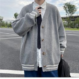 Chaquetas para mujer 2023 cárdigan retro británico suéter coreano Harajuku suéter de punto académico ropa informal estilo hip hop prendas de punto sueltas Tops 231031