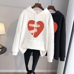 Chaquetas de mujer 2023, Sudadera con capucha de letras ocultas de Color sólido para mujer, sudadera de otoño, chaqueta deportiva holgada con cremallera para universidad, Tops de manga larga